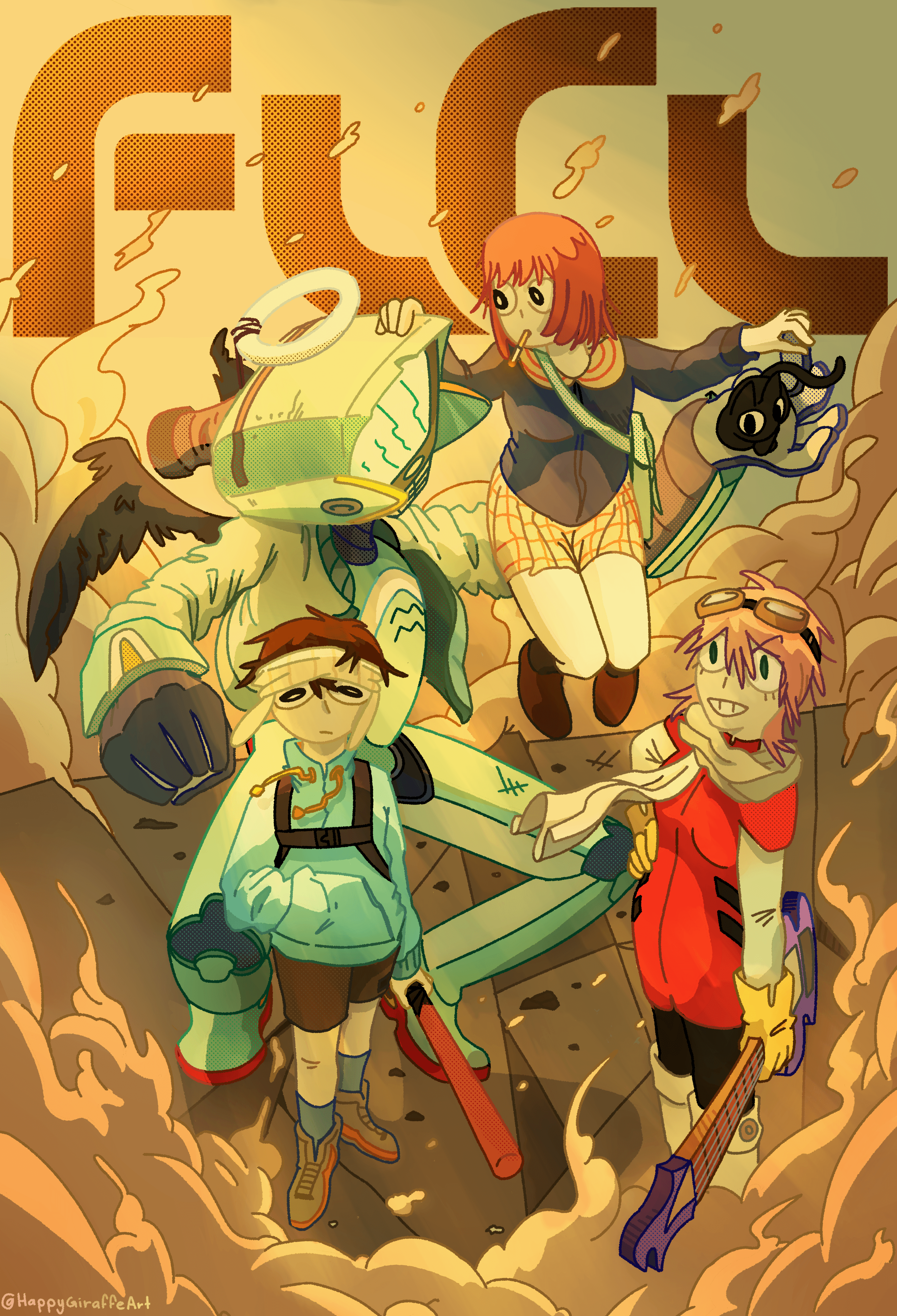 FLCL Poster Listo Bueno